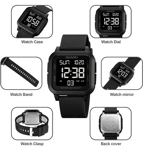 Часы Skmei Chess Black - фото 10