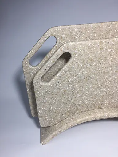 Набір обробних дошок на підставці зі штучного каменю - Яшма - фото 4