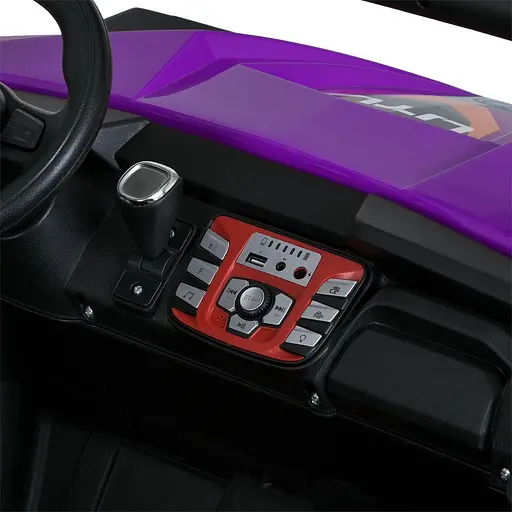 Електромобіль дитячий Bambi Джип Racer M 6058EBLR-9 24V з чотирма двигунами по 90 Вт фіолетовий - фото 6