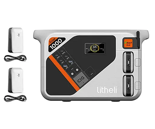 Зарядна станція Litheli B1000 (1800Вт 1069 Вт/год.) LiFePO4 + 2 Power Bank