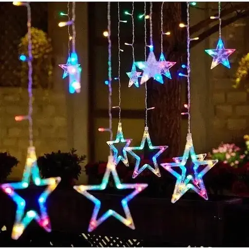 Гирлянда светодиодная Sun Lamp штора Звездное небо 138 led 2.5 м ширина Multi Color