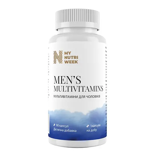 Мультивітаміни для чоловіків Men's Multivitamins My Nutri Week 90 капсул