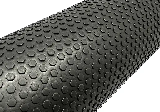 Масажний ролик EasyFit Foam Roller 45 см Чорний (EF-2030-BK) - фото 2