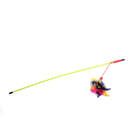 Іграшка для котів Fox Вудка-дражнилка Пір'я - фото 1