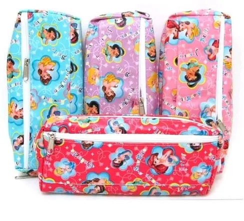 Пенал тканинний Princess, 2 змійки, 20x8x4 см, з поролоном (В асортименті) - фото 2