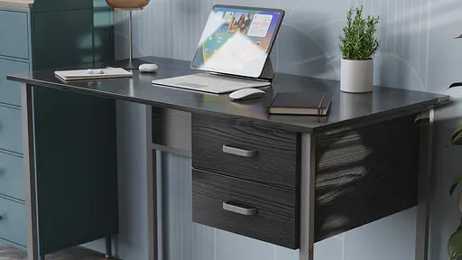 Компьютерный стол Ferrum-decor Гарри 75x140x70 белый ДСП Белый 32мм (FRD-101016) - фото 5