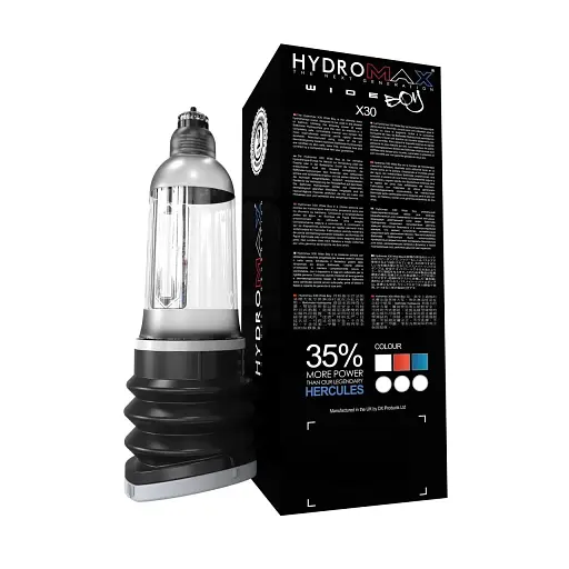Гидропомпа Bathmate Hydromax 7 WideBoyClear (X30) для члена длиной от 12.5 см до 18 см диаметр до 5.5 см - фото 8