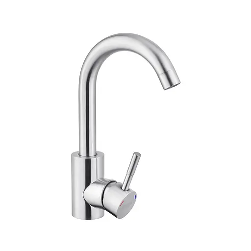 Смеситель для раковины Kroner KRP Edelstahl Klassisch - ESG011 CV022999 Хром матовый - фото 4