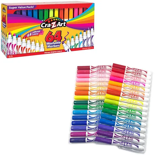 Маркери легкозмивні Cra-Z-Art 64 шт. (01342CRA) - фото 2