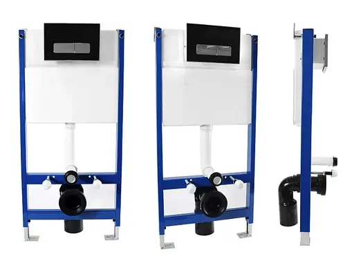 Інсталяція Rea з кнопкою f хром REA-E0019, Хром - фото 3