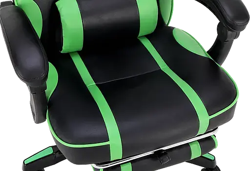 Геймерское кресло GT Racer черное с зеленым (X-2749-1 Black/Green) - фото 9
