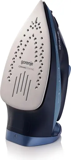Gorenje Утюг, 3250Вт, 420мл, паровой удар-250гр, верт. отпаривание, антинакипь, автоотключение, керам. подошва, черно-синий - фото 8