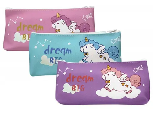 Пенал-косметичка на 1 блискавку, принт Єдиноріг (В асортименті) - фото 2
