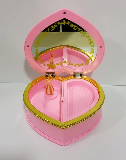 Скринька муз Серце 9213 дзеркало, з балериною МІКС - фото 2