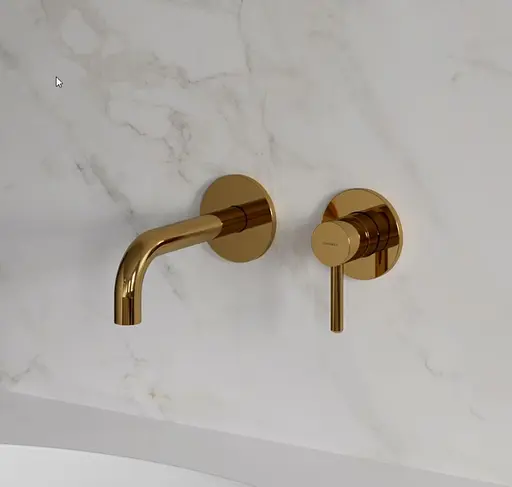 Змішувач для раковини Omnires Y прихованого монтажу gold (Y1215HGL) - фото 3