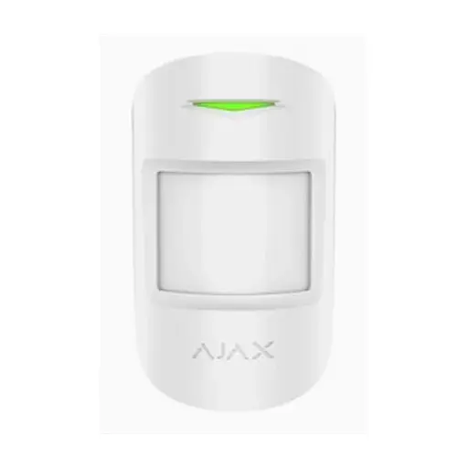 Беспроводной датчик движения и разбиение стекла Ajax CombiProtect White (7170.06.WH1/38097.06.WH1)