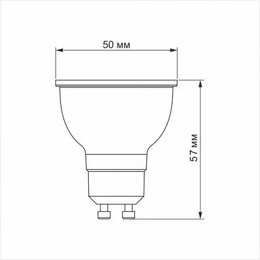 LED лампа VIDEX MR16e 8W GU10 4100K - фото 3