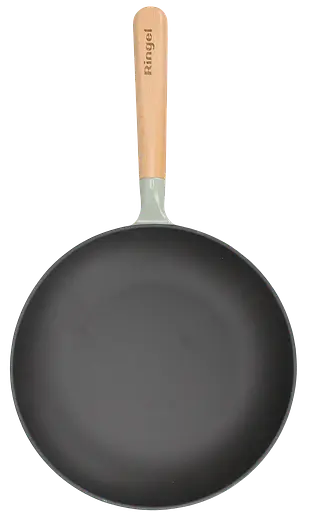 Сковорода чавунна Wok Ringel Primavera 26 см (7135986) - фото 2