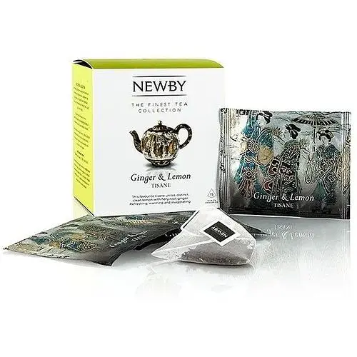 Чай трав'яний Newby Імбир і лимон в пірамідках 15 шт (601840) - фото 1