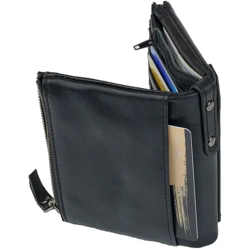 Кожаный кошелек Vintage 9х11.5х3 см acs0018162 - фото 6