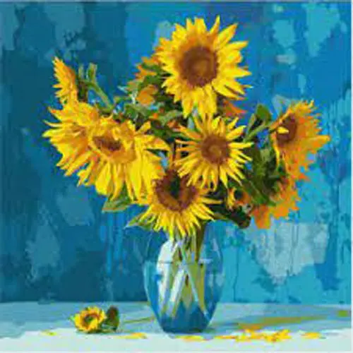 Картина по номерам "Любимые подсолнухи" KHO3206 Идейка (4823104335504) - фото 1