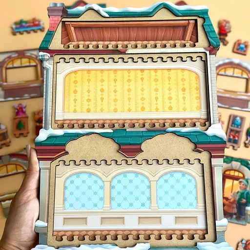 Двошаровий пазл-вкладиш "Магазин іграшок" Ubumblebees PSD304 (ПСД304) - фото 8