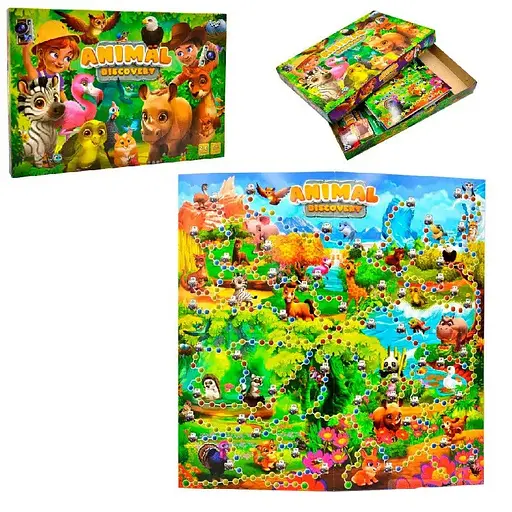 Настільна гра "Animal Discovery" Danko Toys G-AD-01-01U укр - фото 2