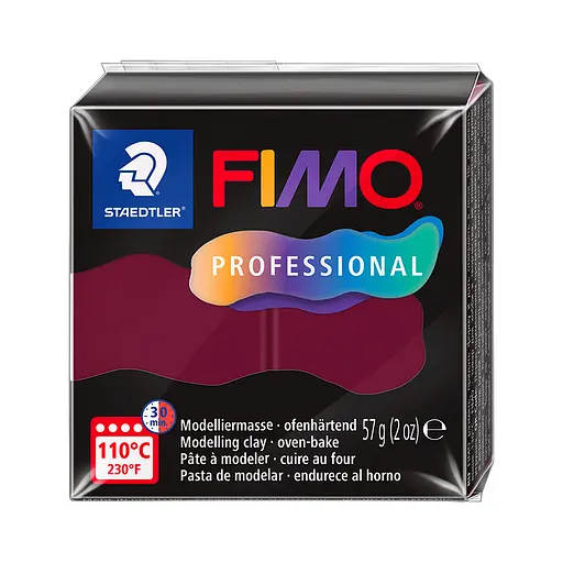 Пластика Professional бордо 57г Fimo
