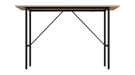 Стол письменный Line Тайм Ferrum-decor 750x1200x600 Черный металл ДСП Дуб Сонома 16 мм (FRD-104888) - фото 3