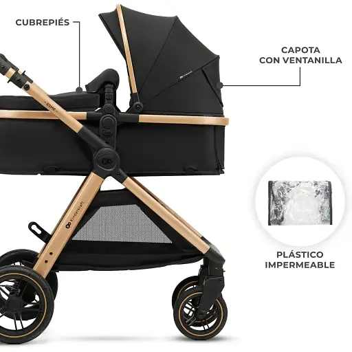 Універсальна коляска 2 в 1 Kinderkraft Esme Black (KSESME00BLK2000) - фото 3