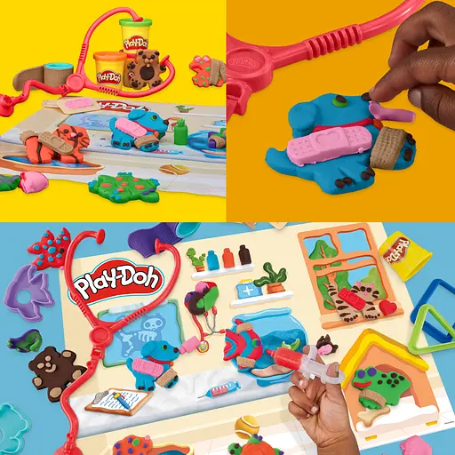 Набор для творчества Hasbro Play-Doh Create and Care Vet с массой для лепки (G0345_G0346) - фото 7