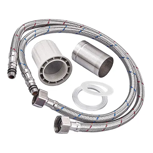 Смеситель для умывальника Armata SUS-001-A с коротким изливом нержавеющая сталь CH6474 Нержавеющая сталь - фото 6