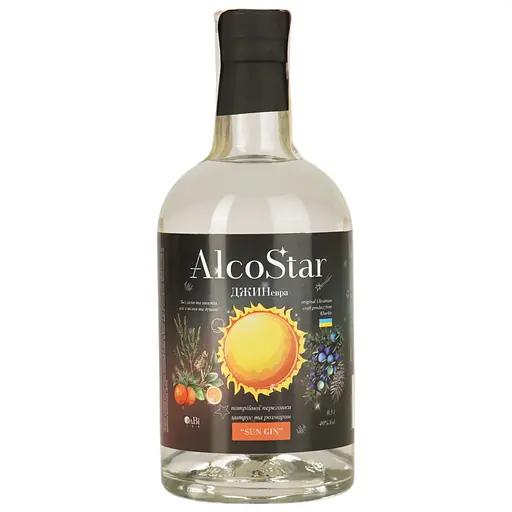 Напиток спиртной AlcoStar Джиневра Цитрус и розмарин 40% 0.5 л  - фото 2