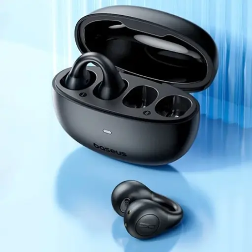 Бездротові навушники з кейсом Baseus AirGo AS01 Black (58844) - фото 2