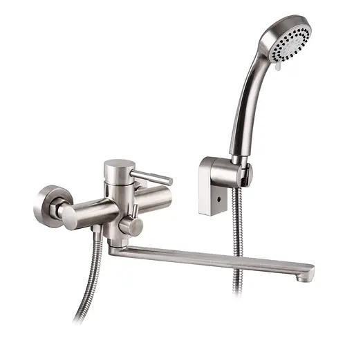 Смеситель для ванны Zerix LR72205 ZX2973 Нержавеющая сталь - фото 1