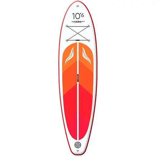 Надувная SUP доска AERO Board 2.0 (320х15х80см) 10.6' Red Orange [140354]