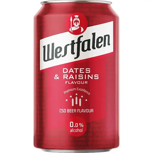 Напиток солодовый Westfalen Dates and Raisins сильногазированный 0.33 л
