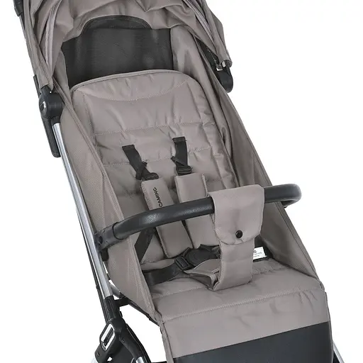Детская прогулочная коляска-книга El Camino ME 1129 Link Beige Striped Бежева - фото 5