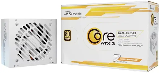 Блок живлення Seasonic Core GX 650W ATX 3.1 80+ Gold White (CORE GX-650-ATX31-WHITE) - фото 8