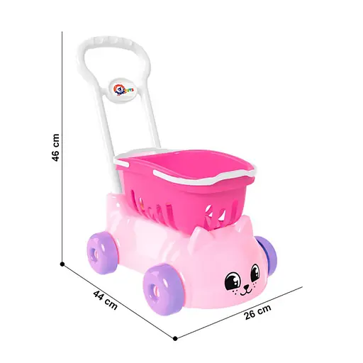Іграшковий візок Котик ТехноК 7587TXK з кошиком - фото 2