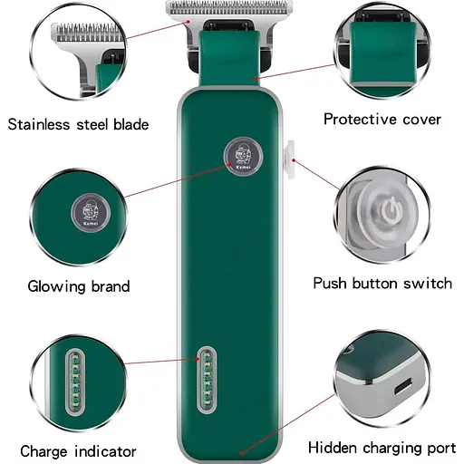 Триммер для бороды и усов Kemei KM-5098 [125440] - фото 7