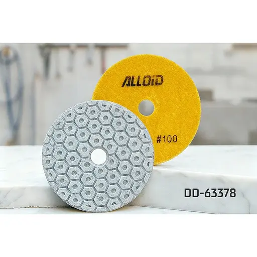 Круг алмазний Alloid Building Tools Combs шліфувальний на липучці 100 мм зерно 100 (DD-63378) - фото 6