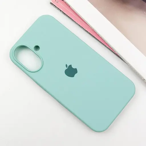 Чехол Epik Silicone Case Full Protective AA для Apple iPhone 16 Plus 6.7 Бирюзовый/Beryl - фото 2