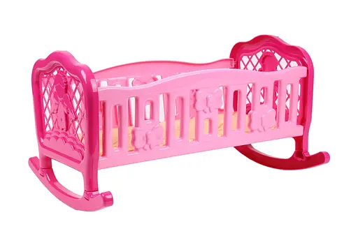 Ліжечко для ляльок Технок, рожеве, 4531 - фото 4