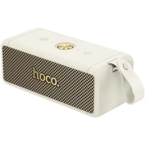 Акустична система бездротова Hoco HT1 Pro Marquis sports BT speaker paint колонка біла - фото 1