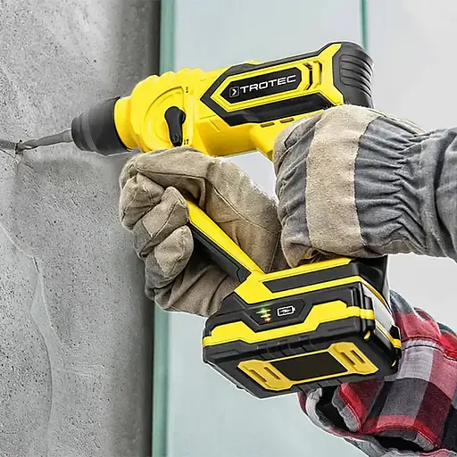 Аккумуляторный перфоратор Trotec PRDS 10-20V с кейсом (DAS302796) - фото 10