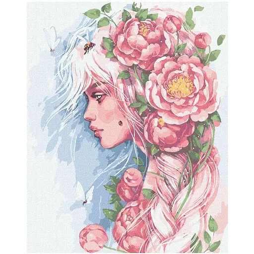 Картина по номерам Ideyka Расцветающая душа ©lesya_nedzelska_art KHO4954 40х50 см