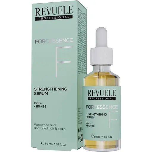 Сироватка для слабкого та пошкодженого волосся Revuele Hair Prof Forcessence Strengthening незмивна 50 мл - фото 1