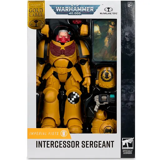 Фігурка Warhammer 40K Intercessor Sergeant - Imperial Fist - Gold Label 7in (Вархамер 40К) - фото 7