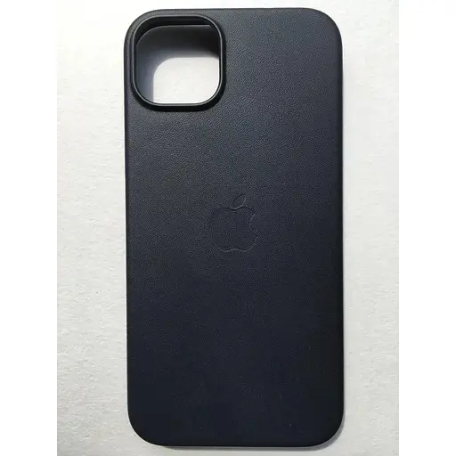 Оригинальный кожаный чехол Apple Leather Case MagSafe для iPhone 14 Plus (6.7") Black MPP93ZE/A - фото 7